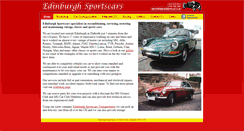 Desktop Screenshot of edinburghsportscars.co.uk