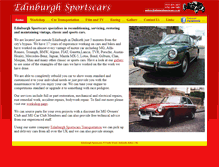 Tablet Screenshot of edinburghsportscars.co.uk